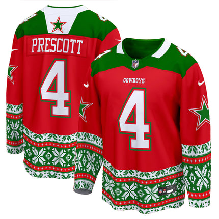 Men's Dallas Cowboys 2024 Christmas Premier Breakaway Jersey - All Printed