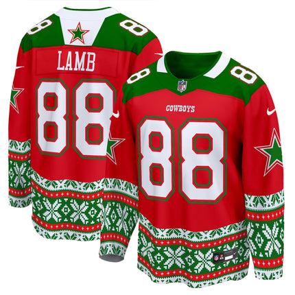 Men's Dallas Cowboys 2024 Christmas Premier Breakaway Jersey - All Printed