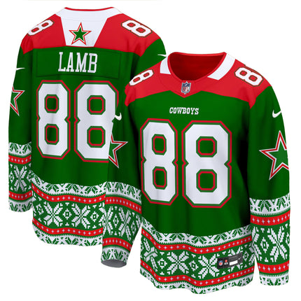 Men's Dallas Cowboys 2024 Christmas Premier Breakaway Jersey - All Printed