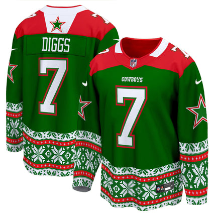 Men's Dallas Cowboys 2024 Christmas Premier Breakaway Jersey - All Printed