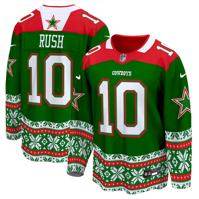 Men's Dallas Cowboys 2024 Christmas Premier Breakaway Jersey - All Printed