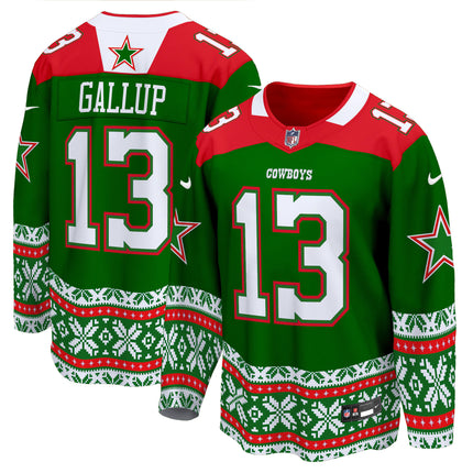 Men's Dallas Cowboys 2024 Christmas Premier Breakaway Jersey - All Printed