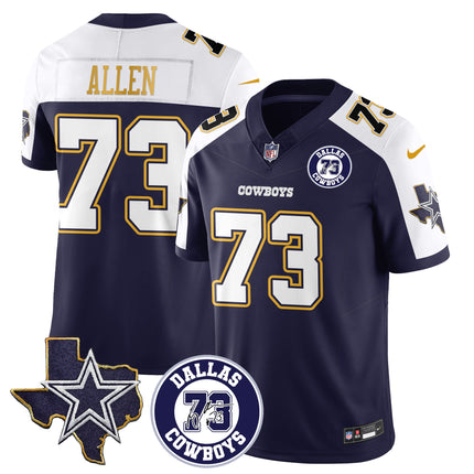 Dallas Cowboys Larry Allen Memorial Jersey All-Stitched