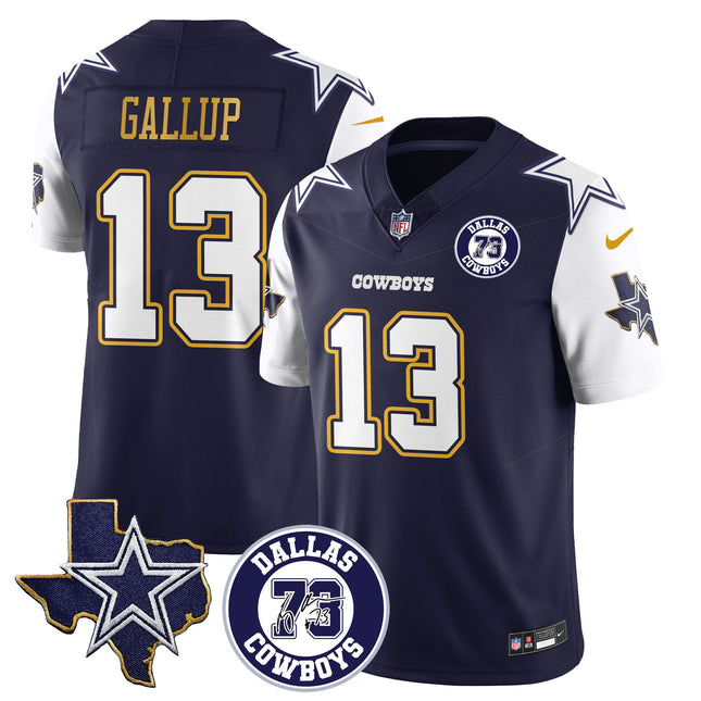 Dallas Cowboys Larry Allen Memorial Jersey All-Stitched