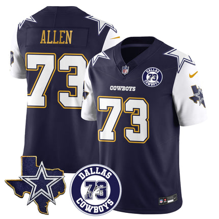 Dallas Cowboys Larry Allen Memorial Jersey All-Stitched