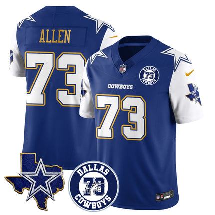 Dallas Cowboys Larry Allen Memorial Jersey All-Stitched