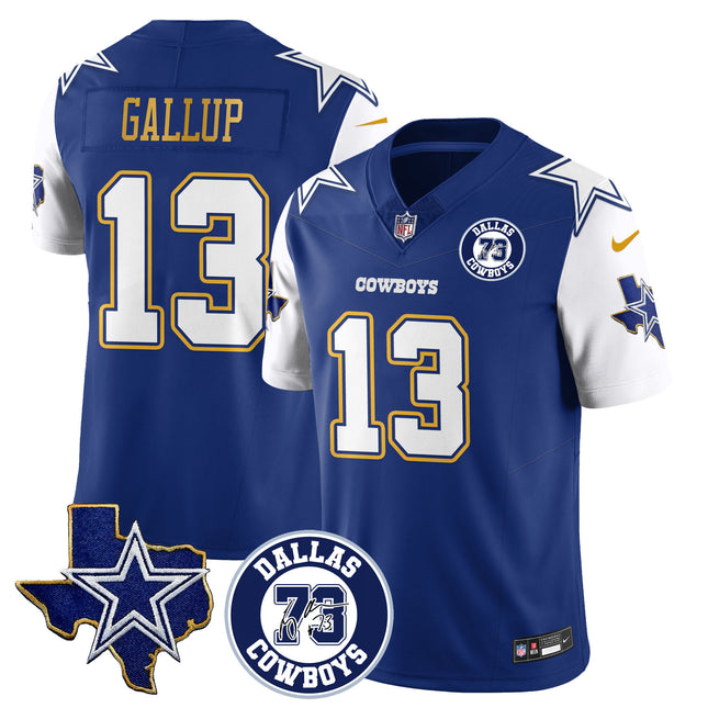 Dallas Cowboys Larry Allen Memorial Jersey All-Stitched