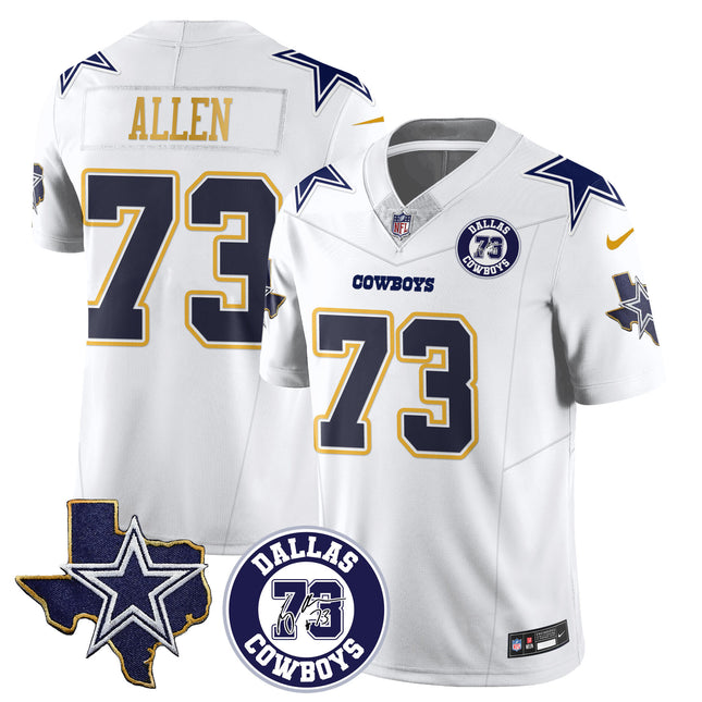 Dallas Cowboys Larry Allen Memorial Jersey All-Stitched
