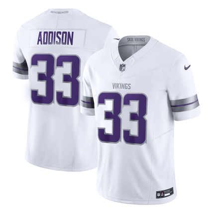 Vikings 'Winter Warrior' Alternate 2024 Uniform - All Stitched 406VTHNJS003