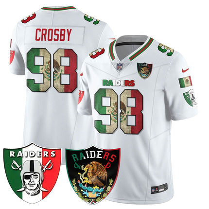 Las Vegas Raiders Mexico Vapor Limited Jersey - All Stitched