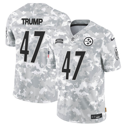 Steelers 2024 Salute to Service Vapor Limited Jersey - Arctic Camo - All Stitched