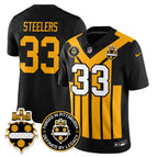 Black / Steelers - 33 / S