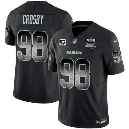 Men's Raiders Arch Smoke Vapor Jersey - All Stitched