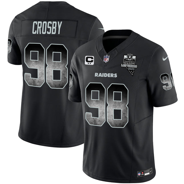 Men's Raiders Arch Smoke Vapor Jersey - All Stitched