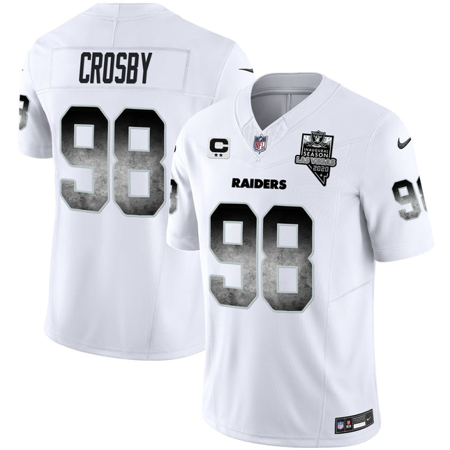 Men's Raiders Arch Smoke Vapor Jersey - All Stitched
