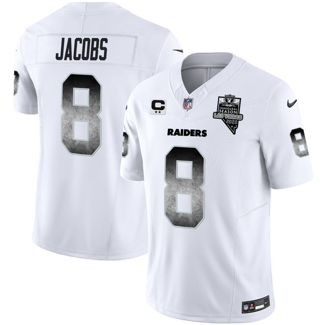 Men's Raiders Arch Smoke Vapor Jersey - All Stitched