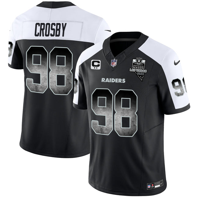 Men's Raiders Arch Smoke Vapor Jersey - All Stitched