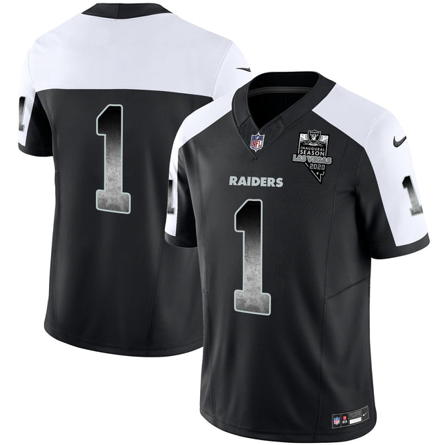 Men's Raiders Arch Smoke Vapor Jersey - All Stitched