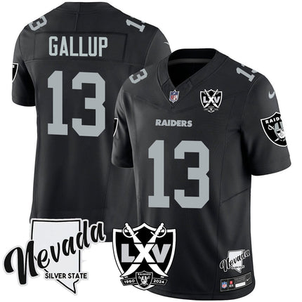 Men's Raiders 2025 Vapor Limited Jersey - 65th Anniversary - All Stitched
