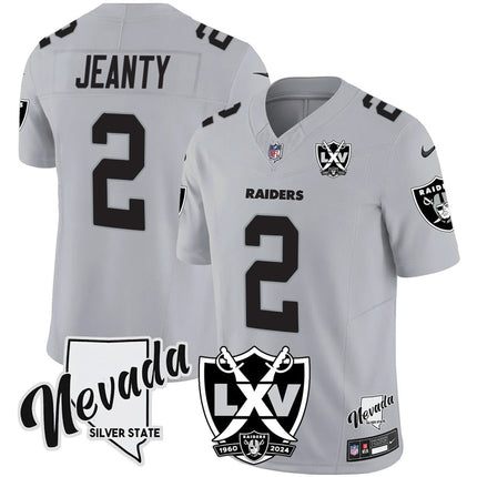 Men's Raiders 2025 Vapor Limited Jersey - 65th Anniversary - All Stitched