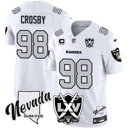 Men's Raiders 2025 Vapor Limited Jersey - 65th Anniversary - All Stitched