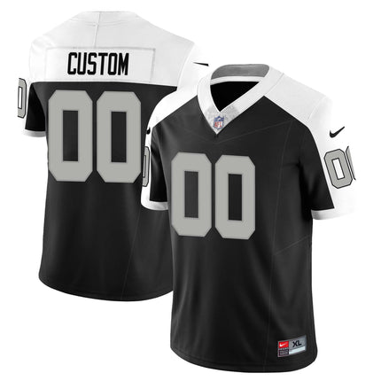Custom Las Vegas Raiders 2023 Nevada Sliver State Patch Jersey - All Stitched