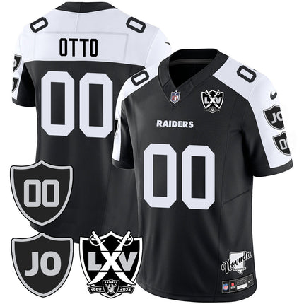 Men's Raiders Vapor Limited Jersey - All Stitched - Honor Jim Otto