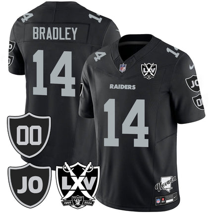 Men's Raiders Vapor Limited Jersey - All Stitched - Honor Jim Otto