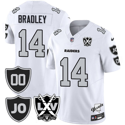 Men's Raiders Vapor Limited Jersey - All Stitched - Honor Jim Otto