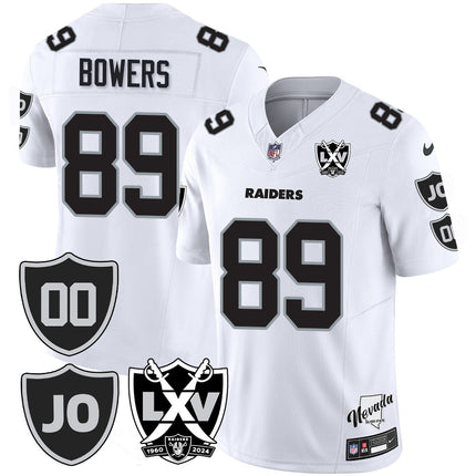 Men's Raiders Vapor Limited Jersey - All Stitched - Honor Jim Otto