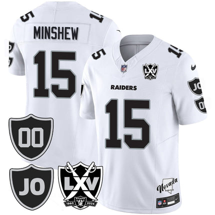 Men's Raiders Vapor Limited Jersey - All Stitched - Honor Jim Otto