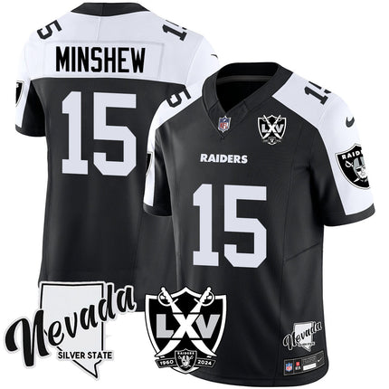 Men's Raiders 2024 Vapor Limited Jersey - 65th Anniversary - All Stitched