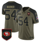 Olive Alternate / Fred Warner - 54 / S