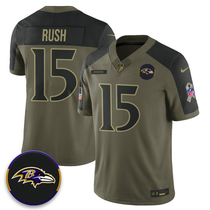 Baltimore Ravens 2025 Salute to Service Limited Jersey - All Stitched