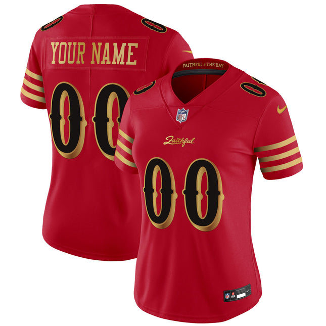 San Francisco 49ers 2025 “Rivalries” Vapor Limited Custom Jersey - All Stitched