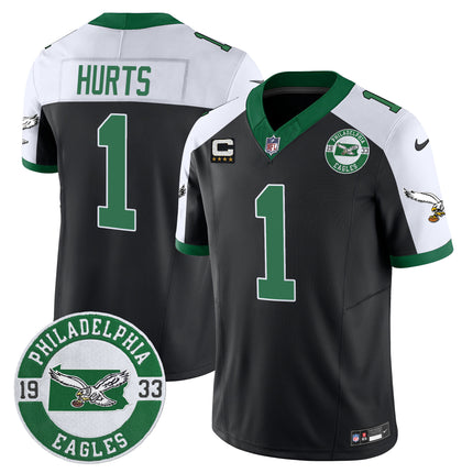 Men's Philadelphia Eagles 2024 Throwback Vapor Limited Jersey - Est. 1933 Patch - All Stitched