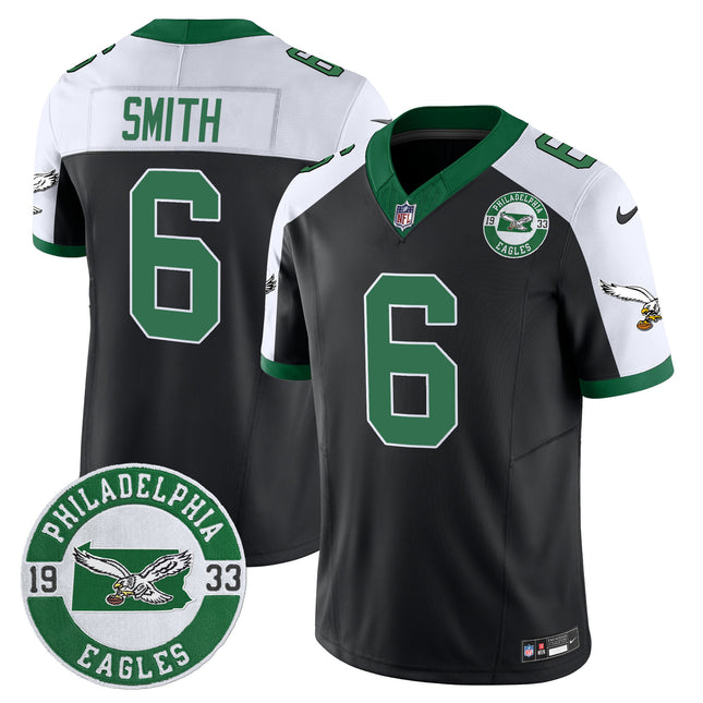 Men's Philadelphia Eagles 2024 Throwback Vapor Limited Jersey - Est. 1933 Patch - All Stitched