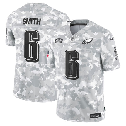 Philadelphia Eagles 2024 Salute to Service Vapor Limited Jersey - Arctic Camo - All Stitched