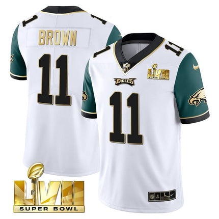 Men's Philadelphia Eagles Super Bowl Vapor Limited Jersey - All Stitched