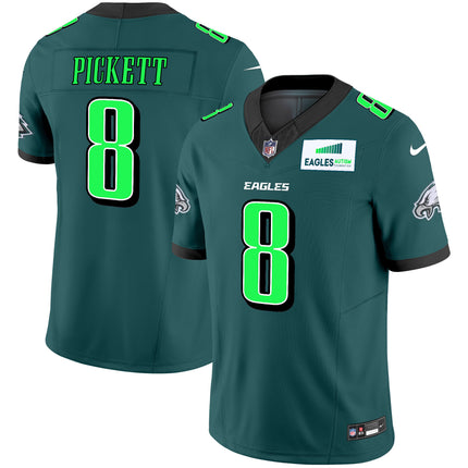 Men's Eagles Autism Foundation Patch Vapor Limited Jersey - All Stitched