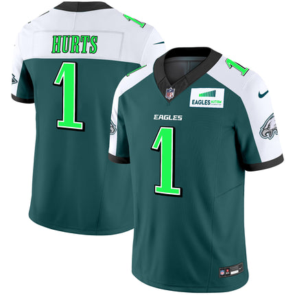 Men's Eagles Autism Foundation Patch Vapor Limited Jersey - All Stitched
