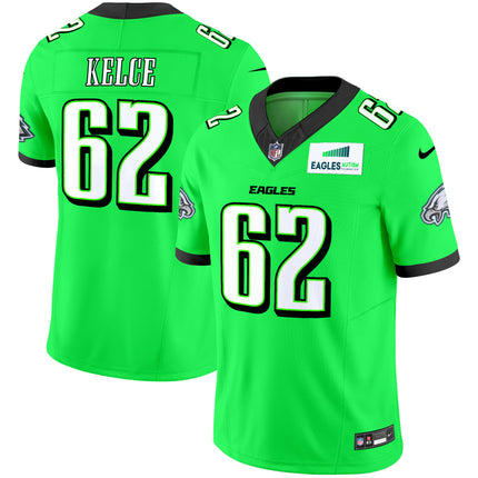Men's Eagles Autism Foundation Patch Vapor Limited Jersey - All Stitched