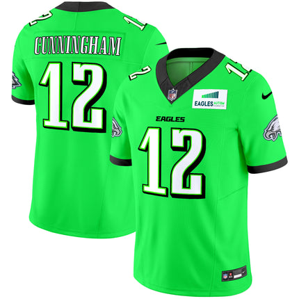 Men's Eagles Autism Foundation Patch Vapor Limited Jersey - All Stitched