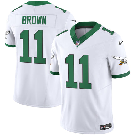 Men's Eagles Throwback Kelly Vapor Limited Jersey - All Stitched
