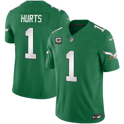 Men's Eagles Throwback Kelly Vapor Limited Jersey - All Stitched