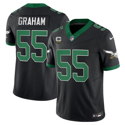 Men's Eagles Throwback Kelly Vapor Limited Jersey - All Stitched
