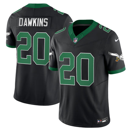 Men's Eagles Throwback Kelly Vapor Limited Jersey - All Stitched
