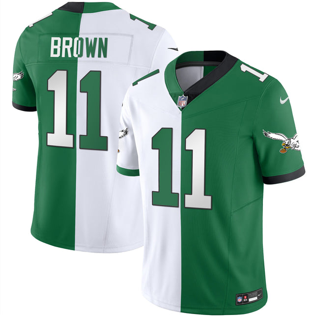 Men's Eagles Throwback Kelly Vapor Limited Jersey - All Stitched
