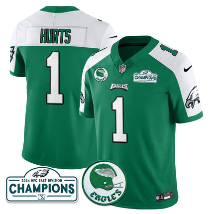Men's Philadelphia Eagles 2024 NFC East Division Champions Jersey N2 - All Stitched