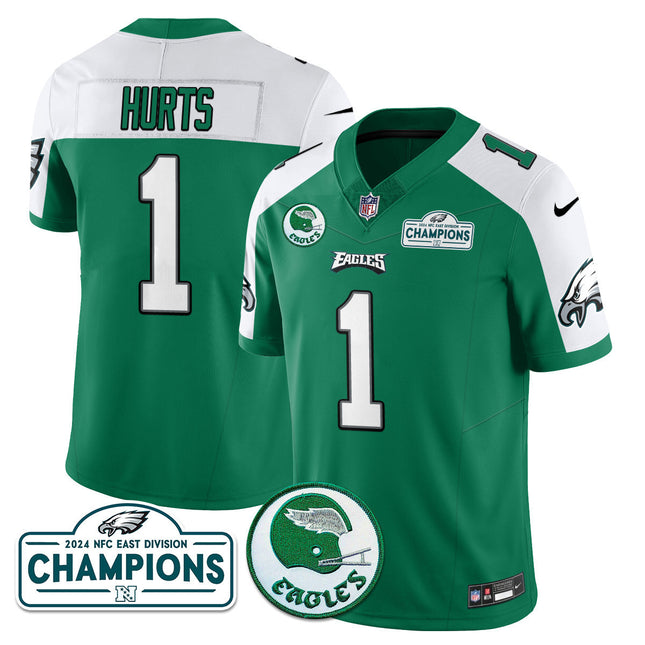 Men's Philadelphia Eagles 2024 NFC East Division Champions Jersey N2 - All Stitched